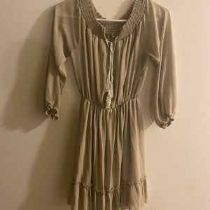 Mint green summer dress